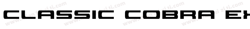 Classic Cobra Extra Condensed字体转换